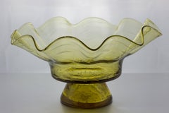 Ruffled Shape Blenko Bowl