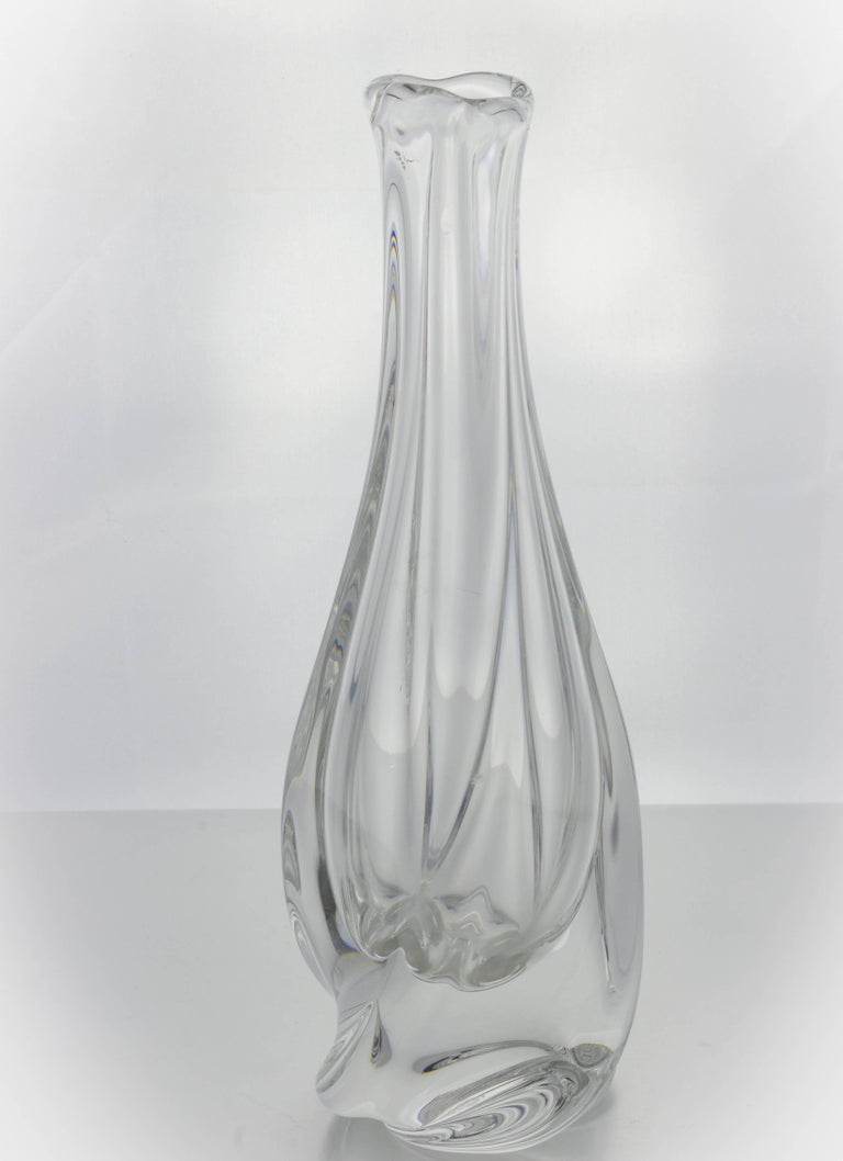 French Crystal Bud Vase For Sale at 1stdibs