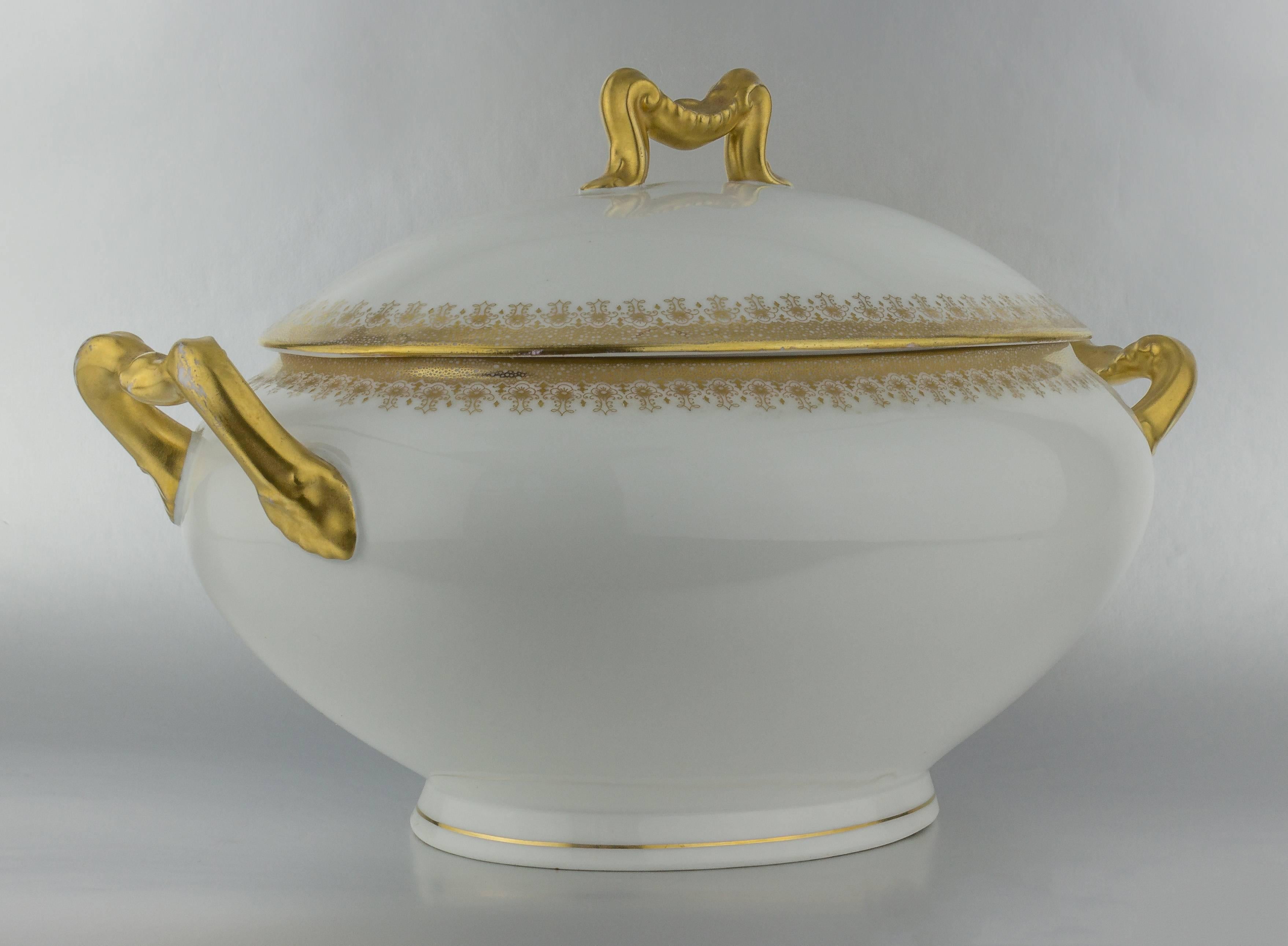 French Limoges Covered Tureen