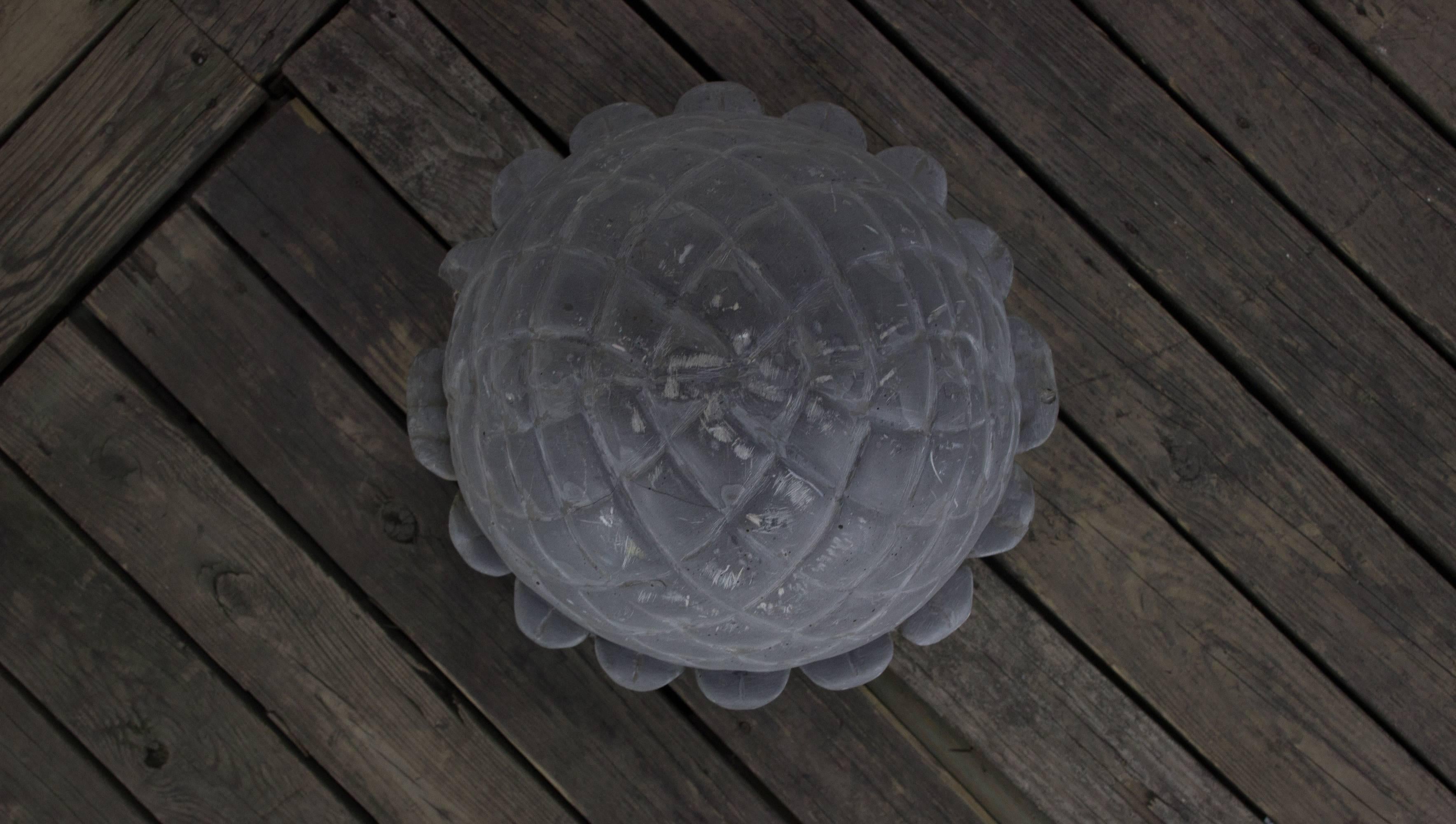 Large Fiberglass Pinecone Decoration In Good Condition For Sale In Buchanan, NY