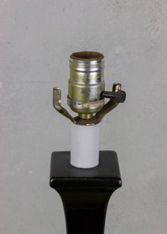 American Mid Century Modern Glazed Ceramic Lamp