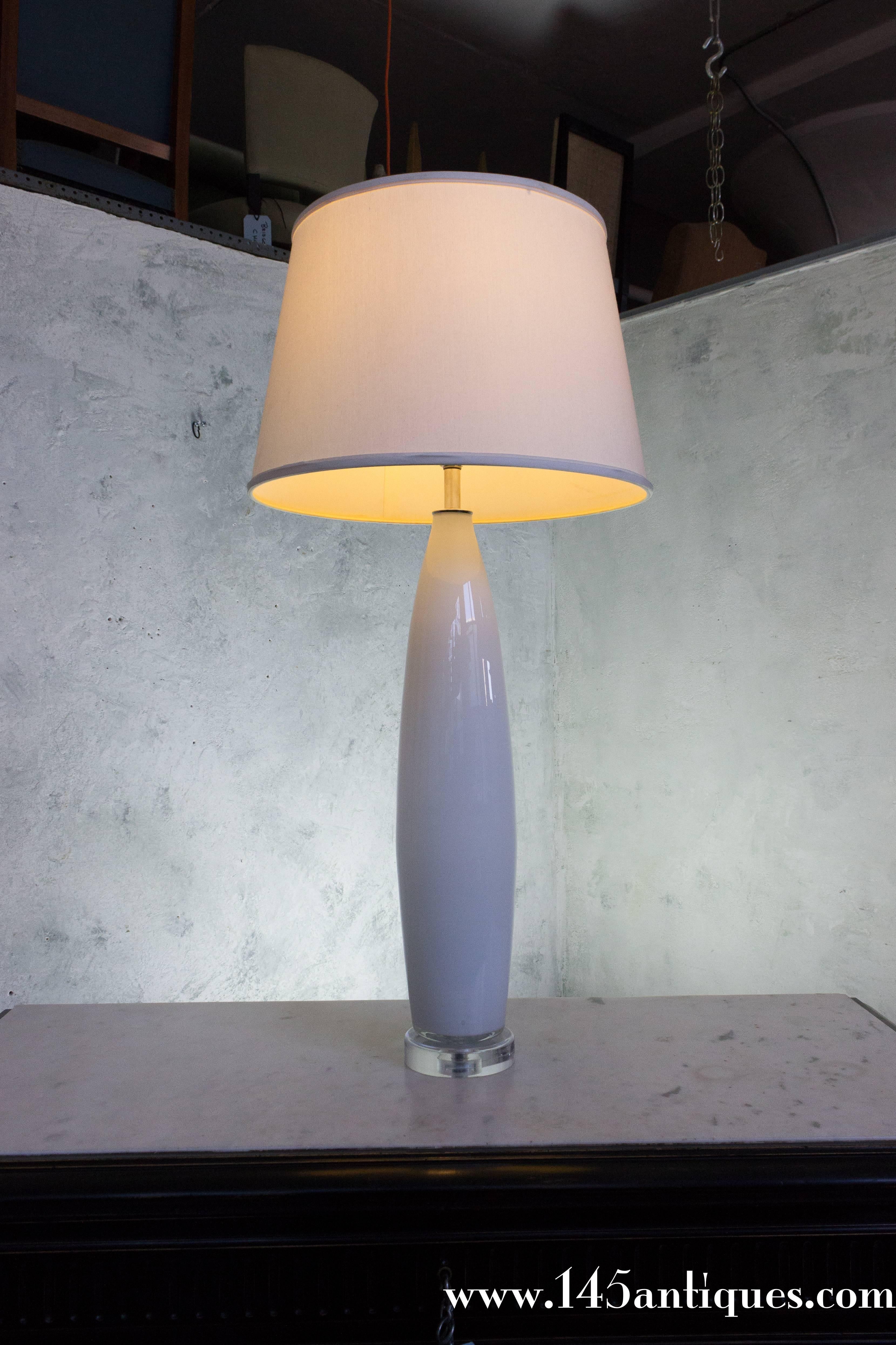 Mid-20th Century Pair of 1950s Italian Murano Lamps