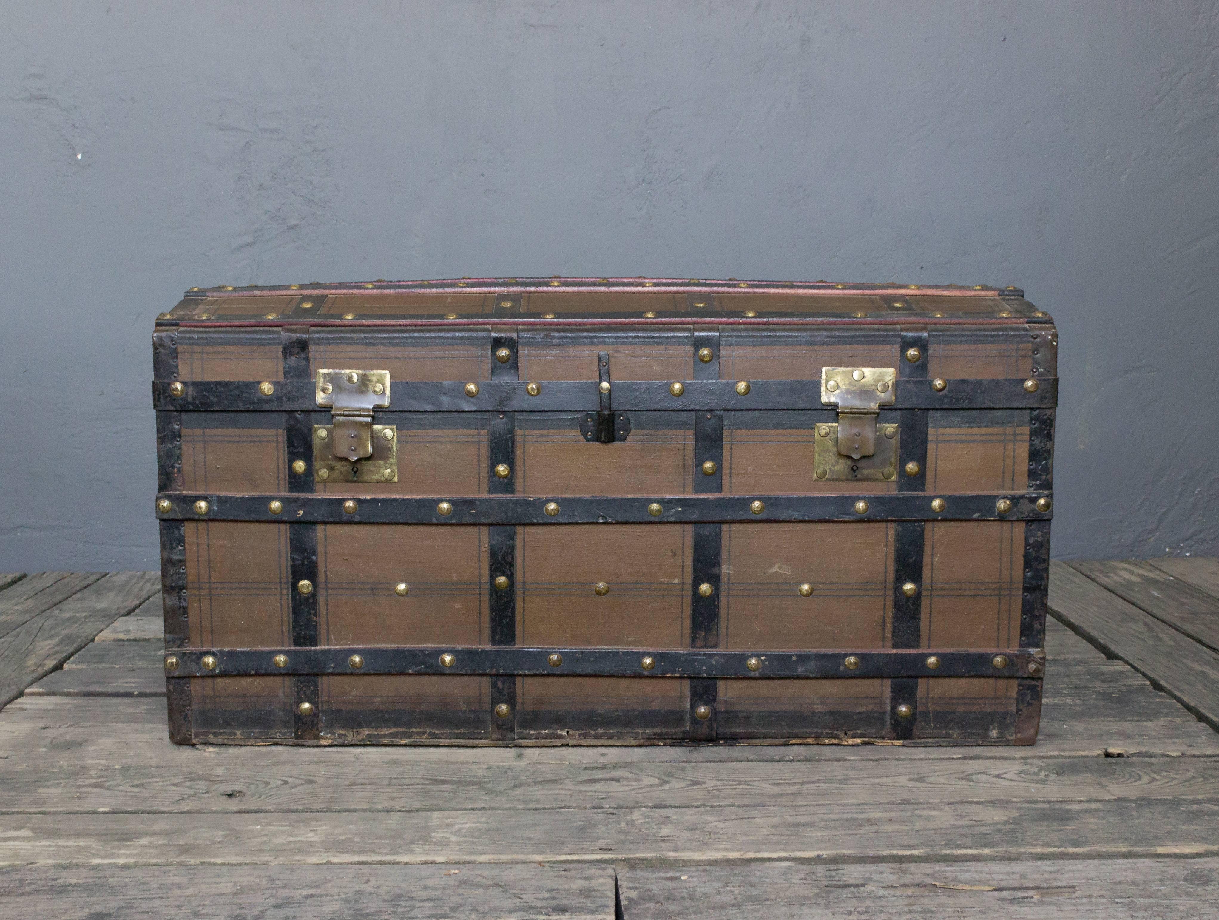 Early 20th Century French Steamer Trunk