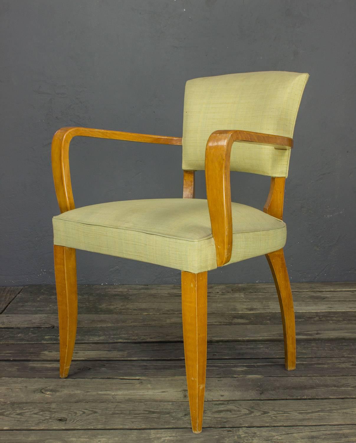 Pair of 1940s French Bridge Chairs In Good Condition For Sale In Buchanan, NY