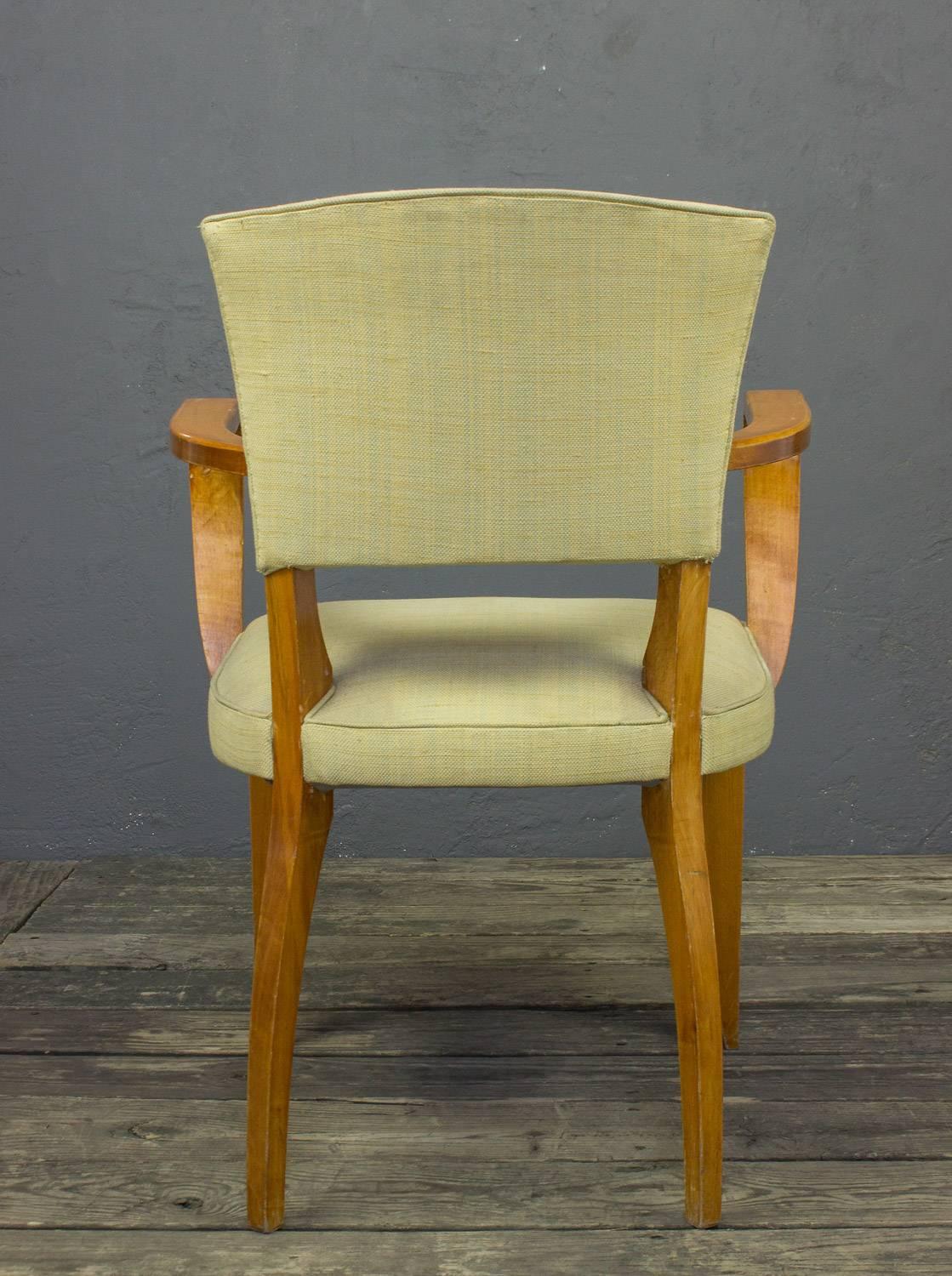 Pair of 1940s French Bridge Chairs For Sale 1