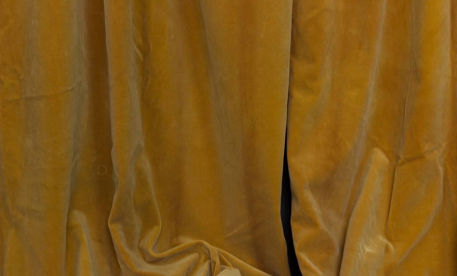 vintage velvet drapes