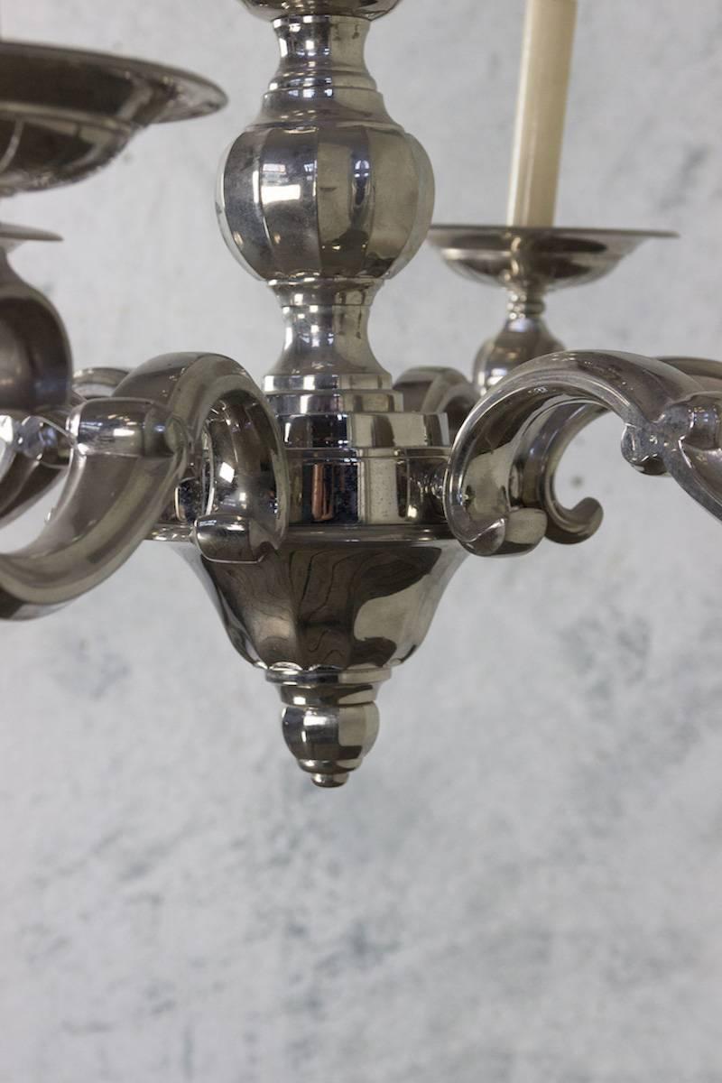nickel plated chandelier