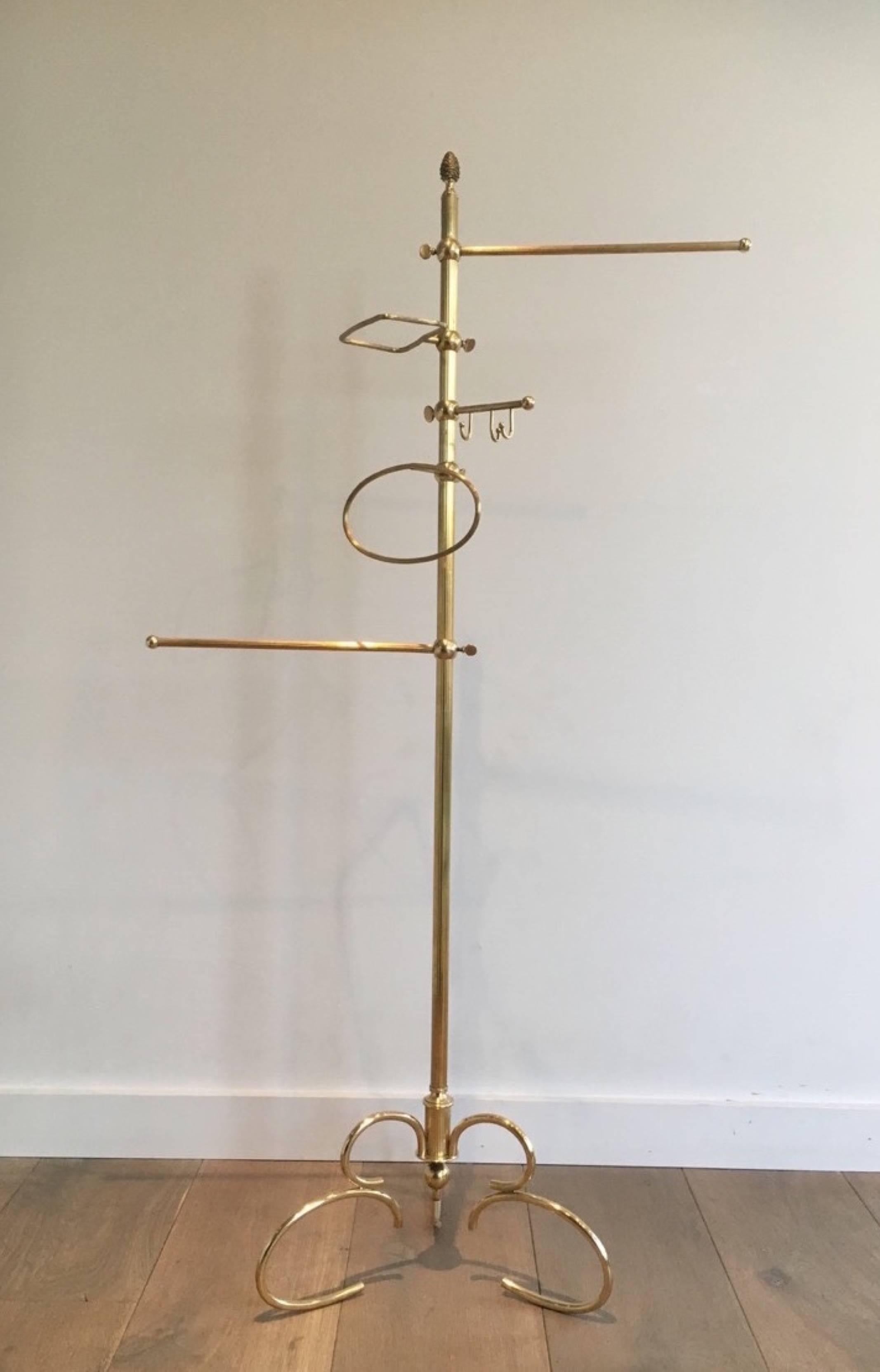 Neoclassical Brass Valet in the Style of Maison Bagués