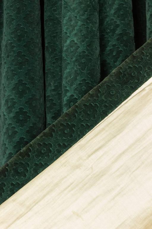 Elegant Large Pair of French Velvet Drapes For Sale at 1stDibs french