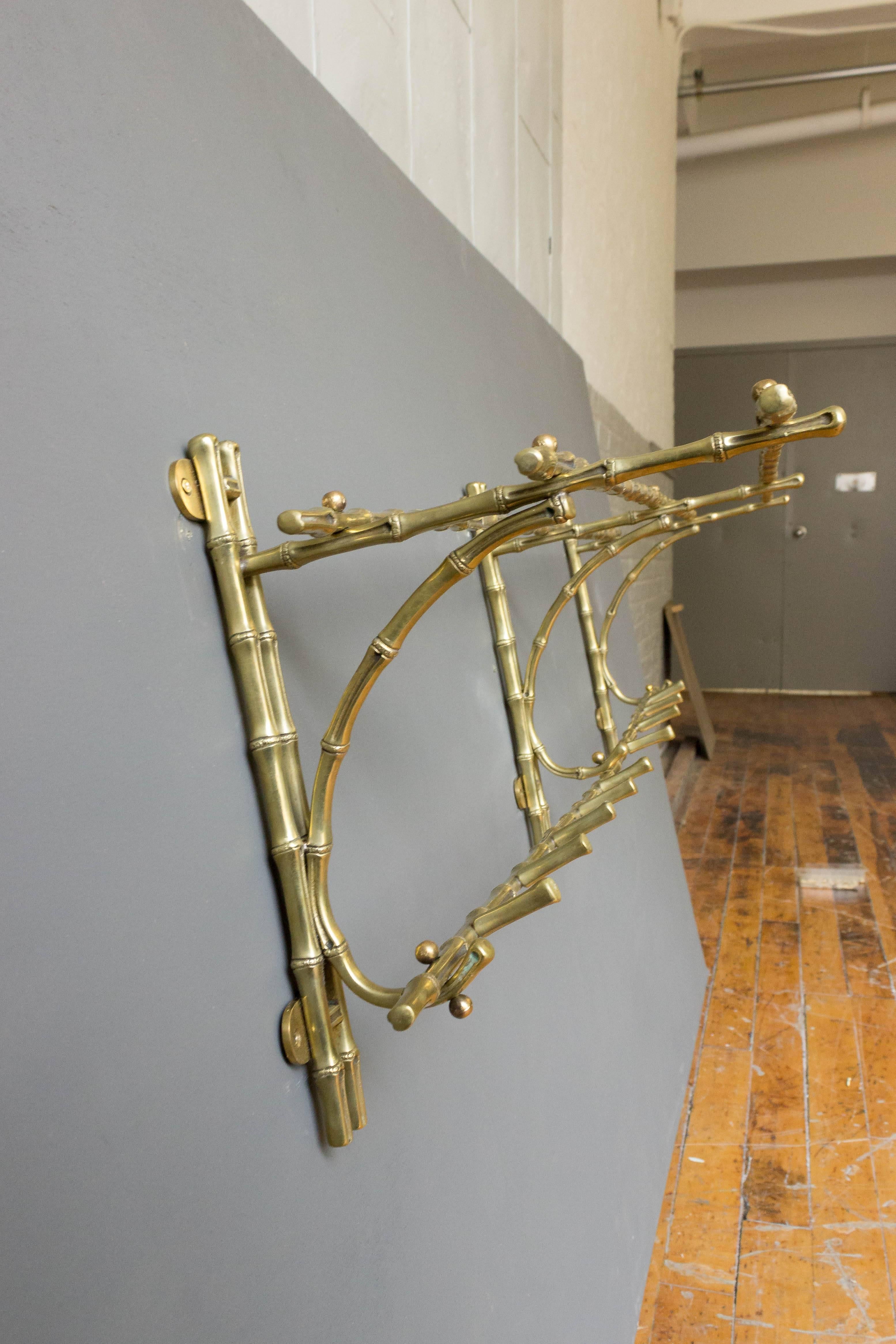 French  Bronze Coat Rack by Maison Bagués. 1