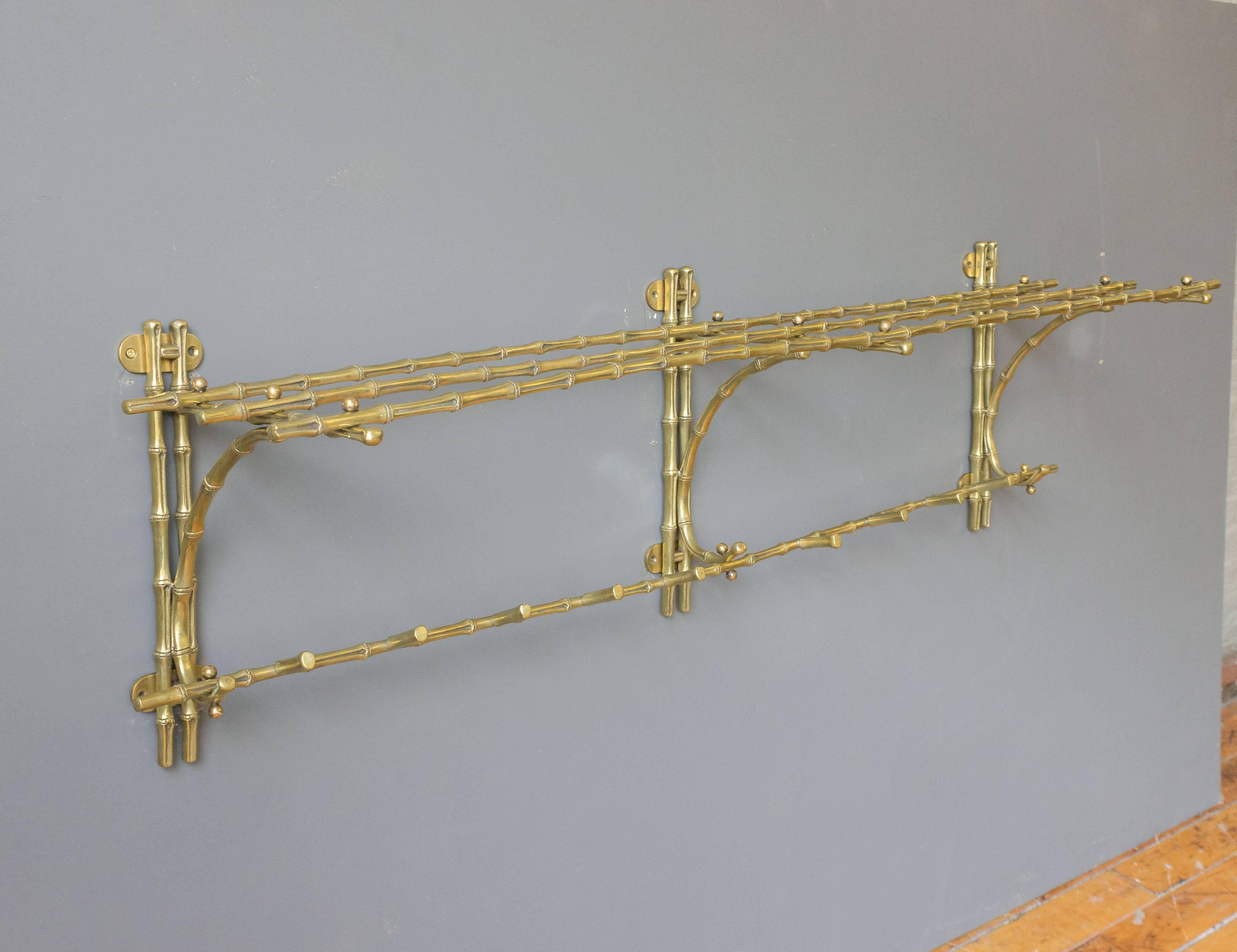 Neoclassical French  Bronze Coat Rack by Maison Bagués.