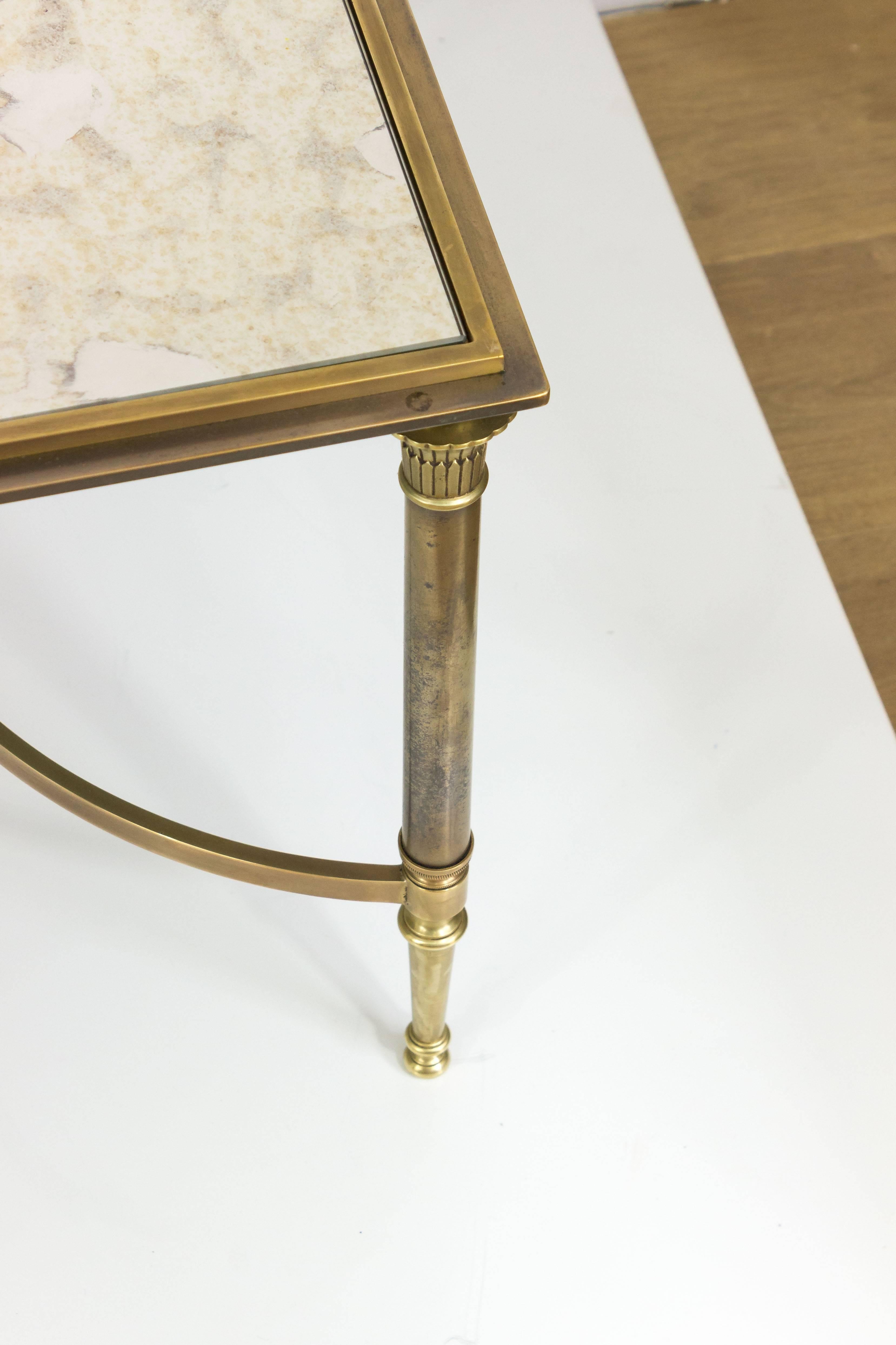 French Brass and Bronze Coffee Table 1
