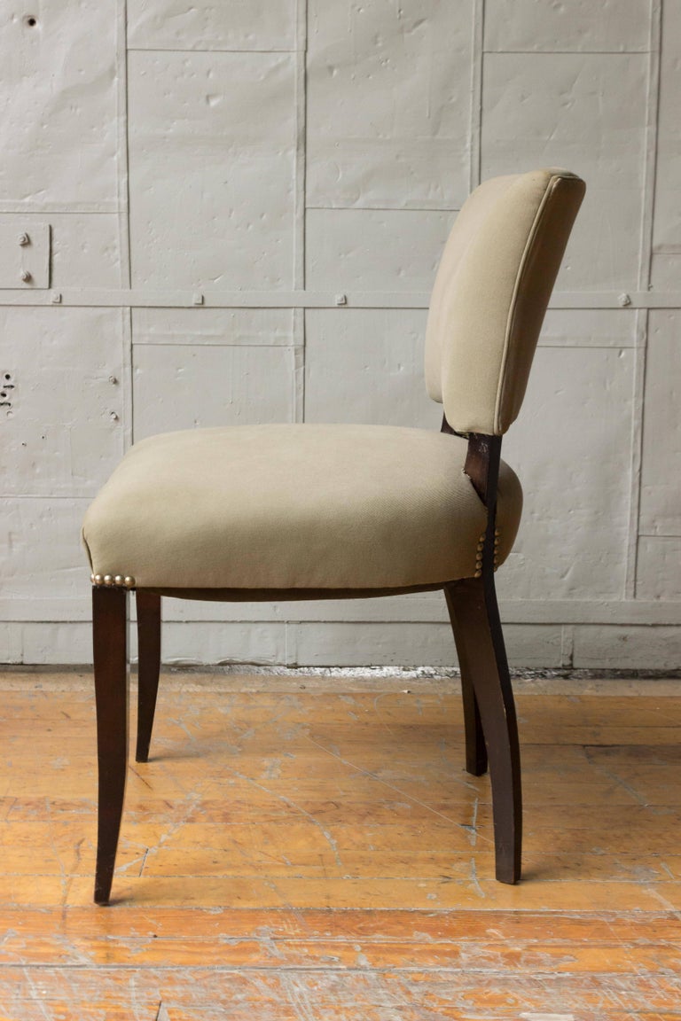 Art Deco Style Side Chair Frame For At 1stdibs American Art Deco Style Side Chair Frame For