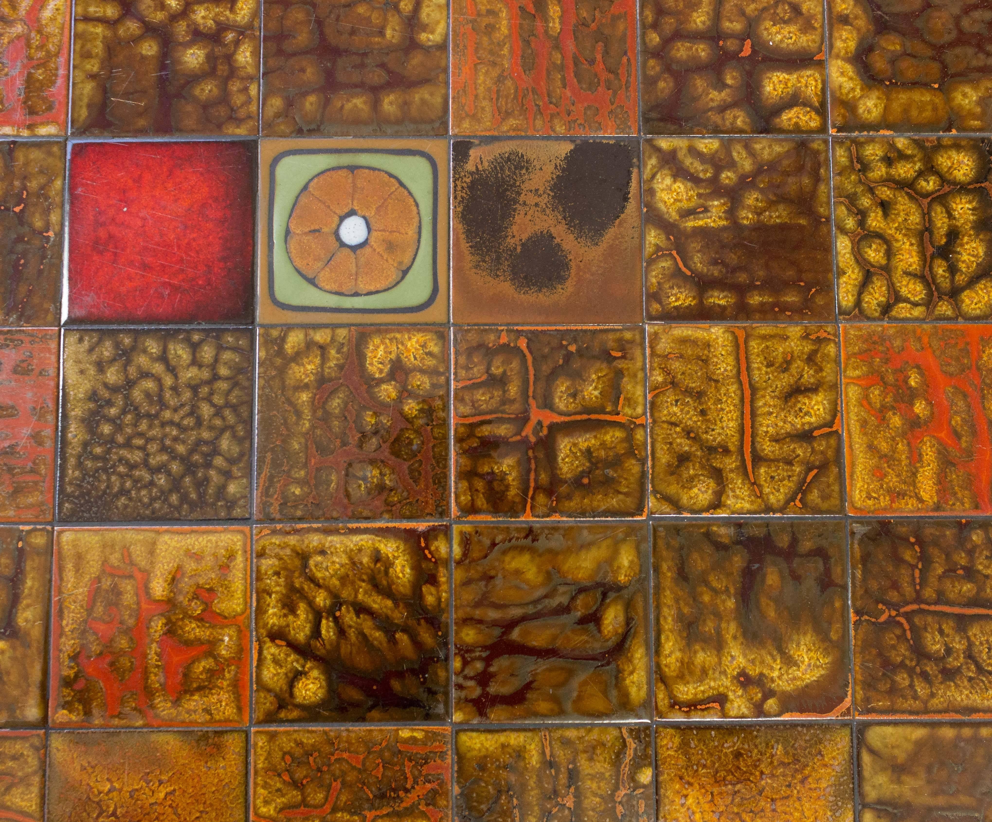 ceramic tile dining table