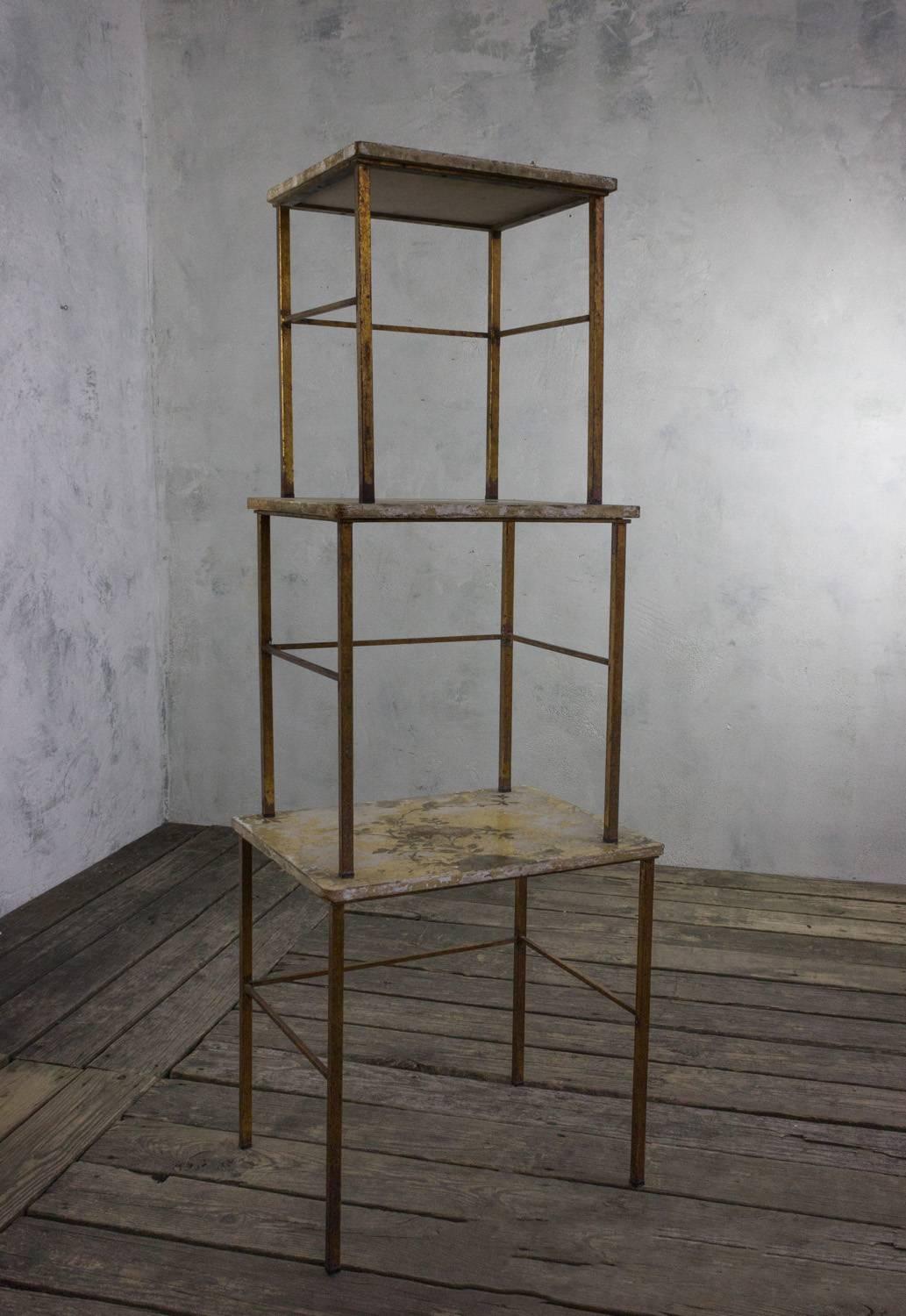 Set of Spanish Nesting Tables In Fair Condition In Buchanan, NY