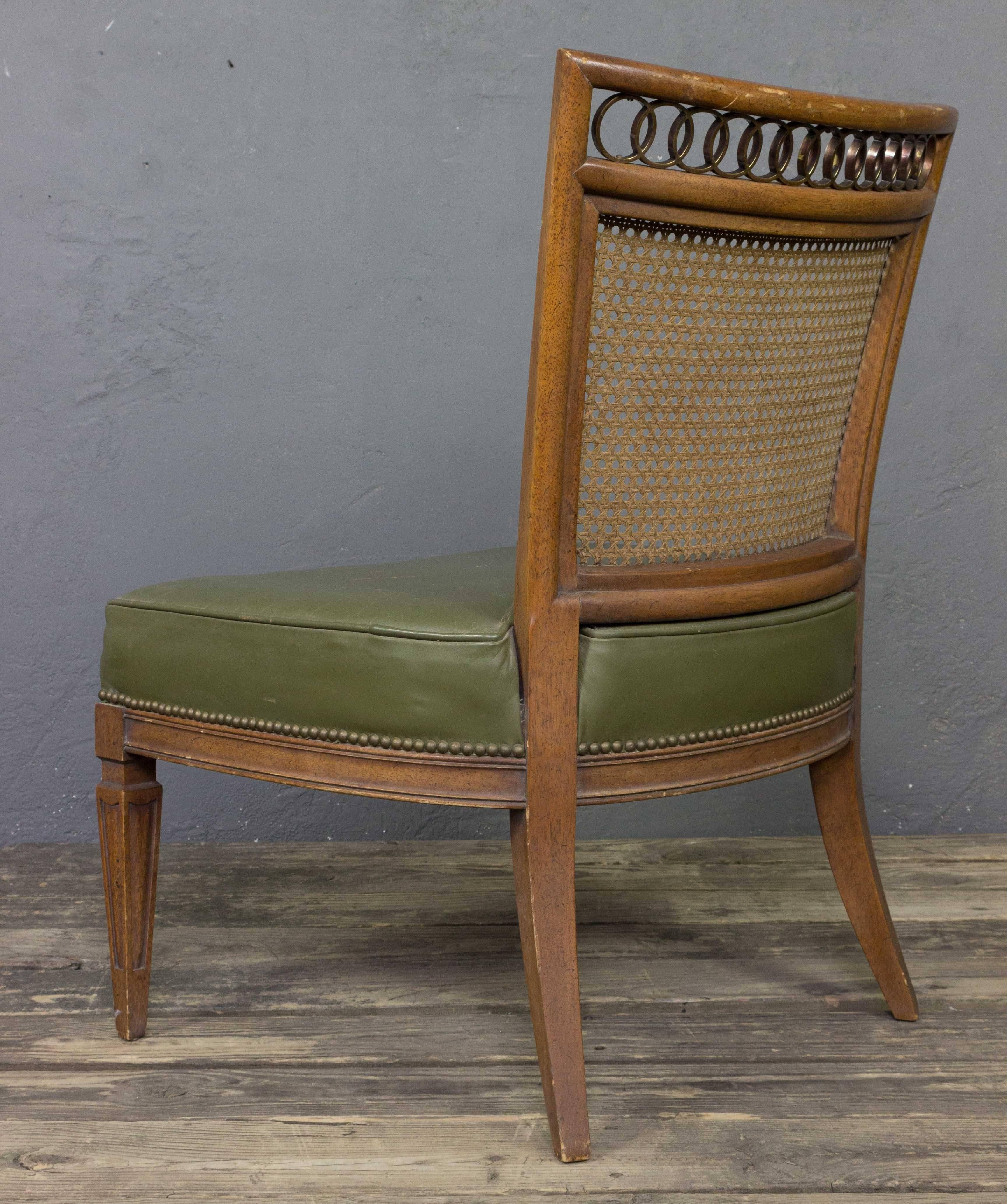 Milieu du XXe siècle Paire de chaises d'appoint italiennes modernes du milieu du siècle dernier en vente