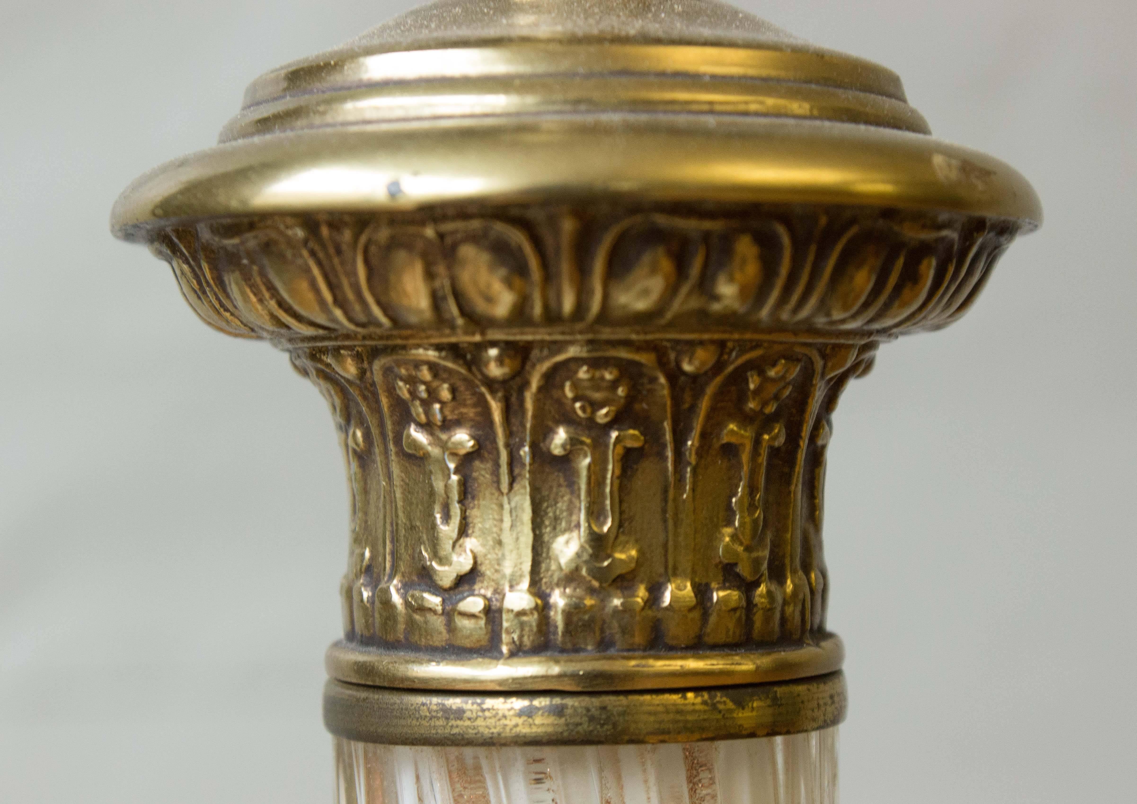 Mid-20th Century Italian Mid Century Gold Flecked Murano Table Lamp