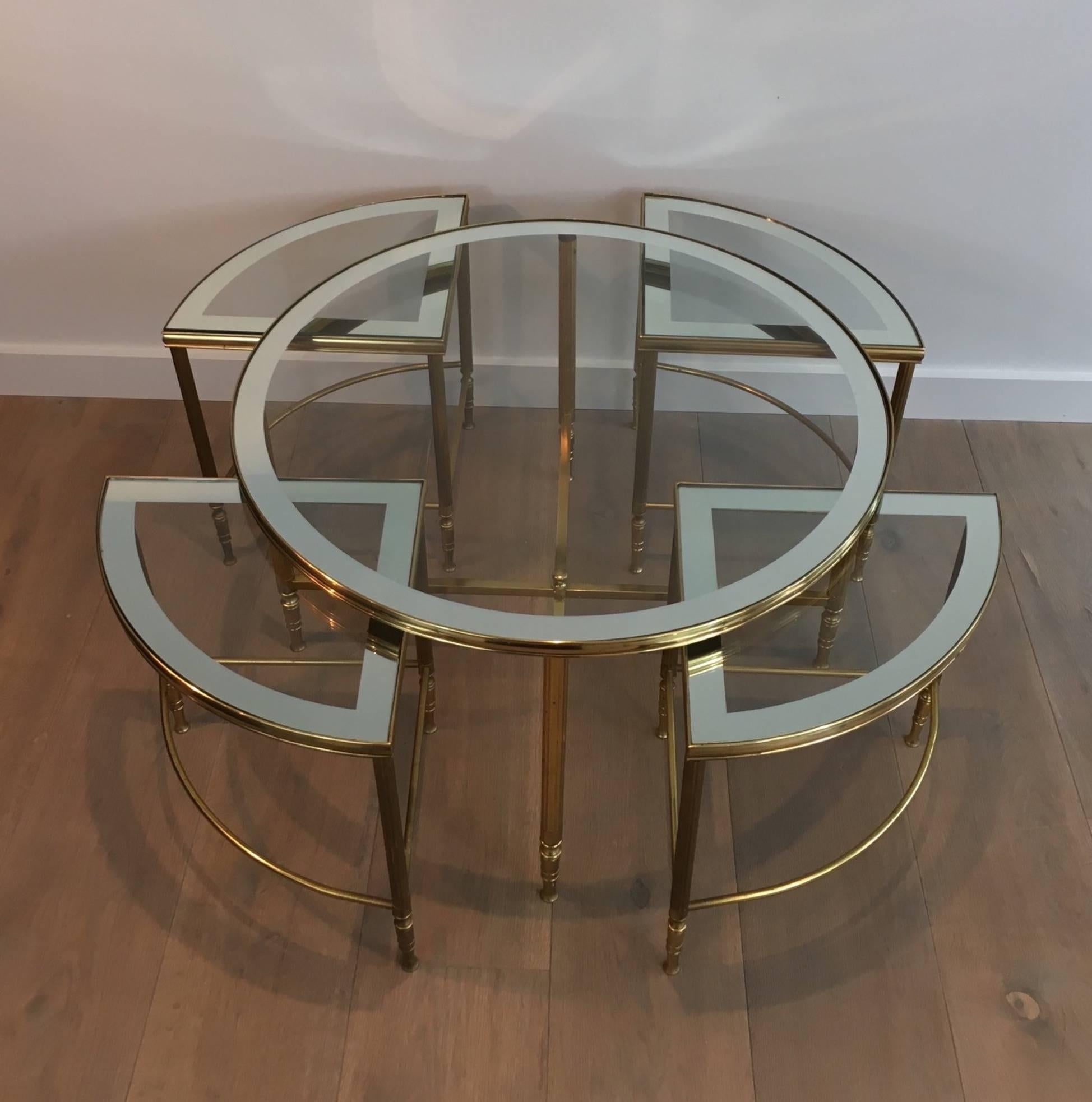 nesting coffee tables round