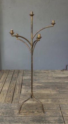 Large Five Arm Candelabra Floor Lamp