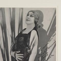 Photographic Print, Theatrical Woman, 1924