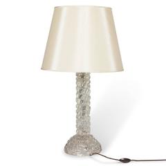Barovier e Toso Glass Table Lamp, Italian, 1940s