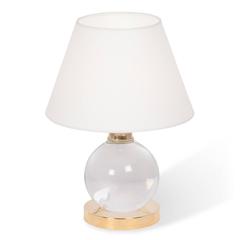 Pivoting Crystal Ball Table Lamp