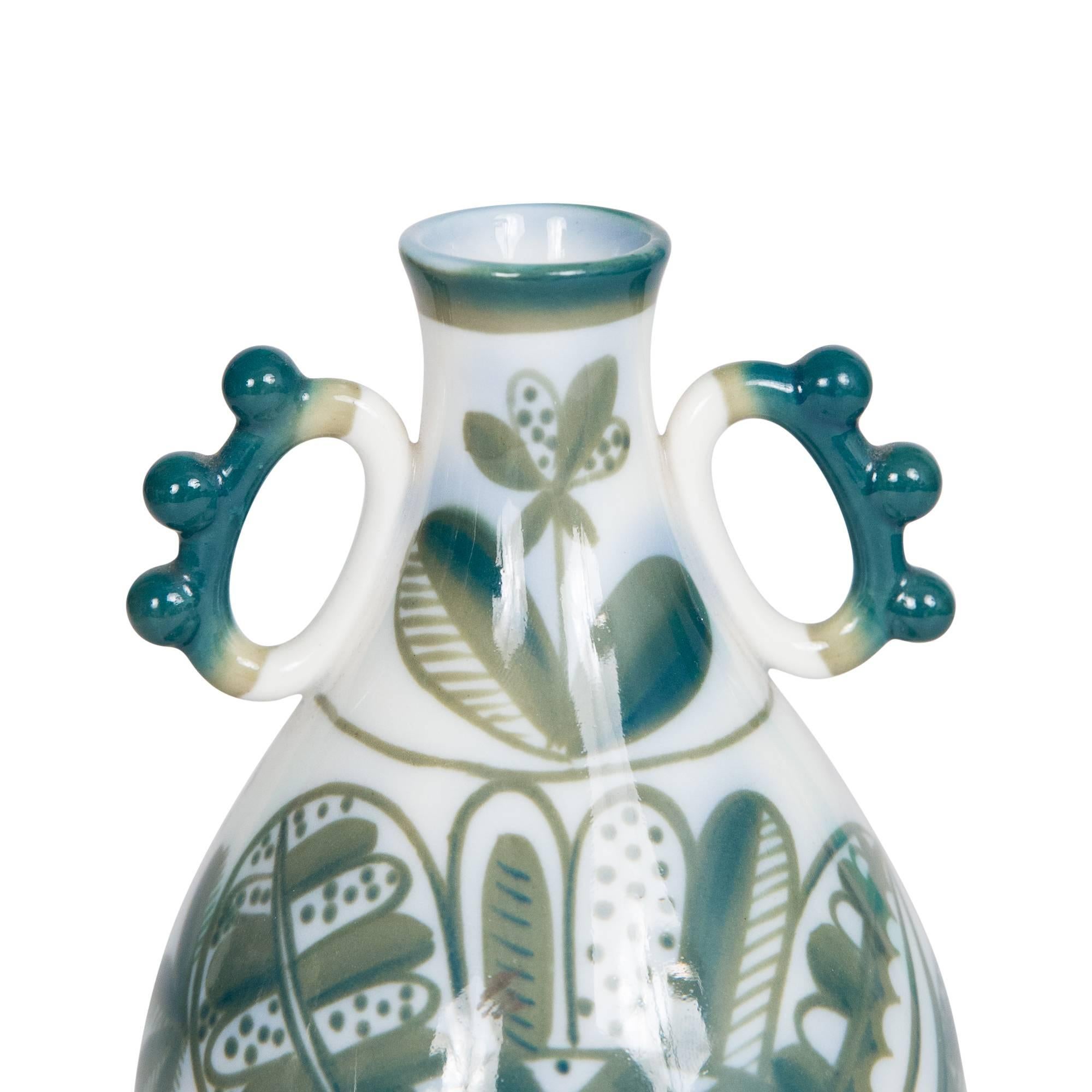 Art Deco Leningrad Porcelain Vase, Soviet, 1920s For Sale