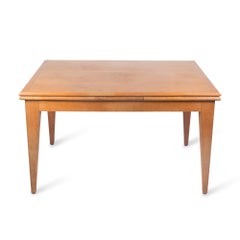 Extendible Oak Dining Table, French, 1950s