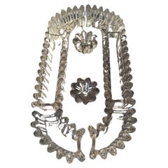 Art Deco French Bayel Crystal Centre Piece 8 Pieces including 2 Candle Holders