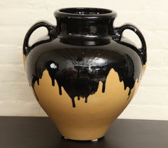 Large Dramatic Glazed Urn, circa 1960