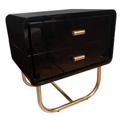 Pair of Lacquered Wood Side Tables 12