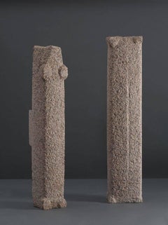 Yongjin Han, "Two Standing Stones, " Vertical Sculpture, United States, 2017