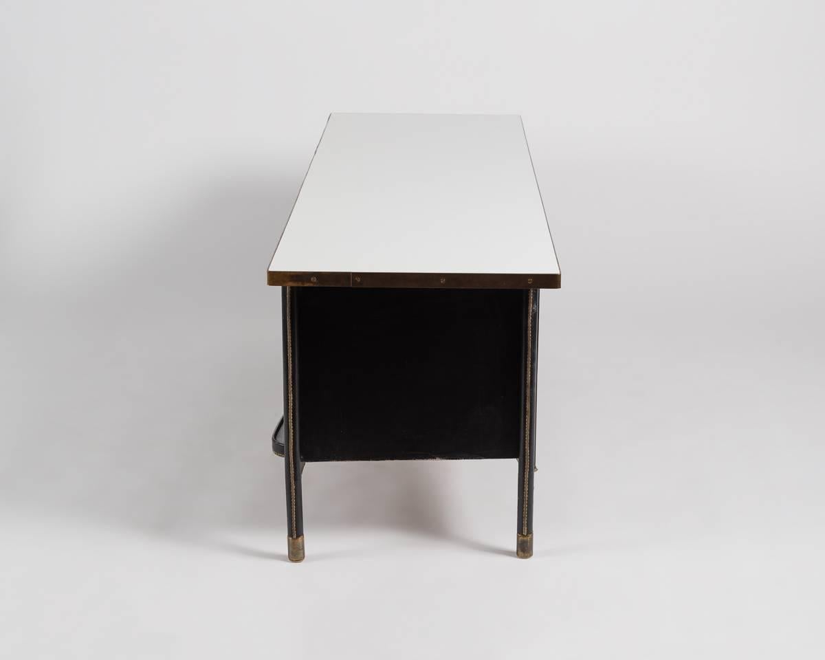Jacques Adnet, Bar Cabinet, France, Mid-20th Century For Sale 1