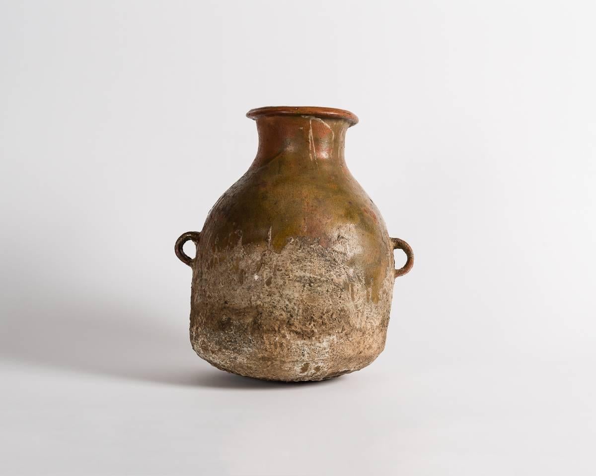 18th Century and Earlier Ancient Vessel with Dual Handles, Bronze Age