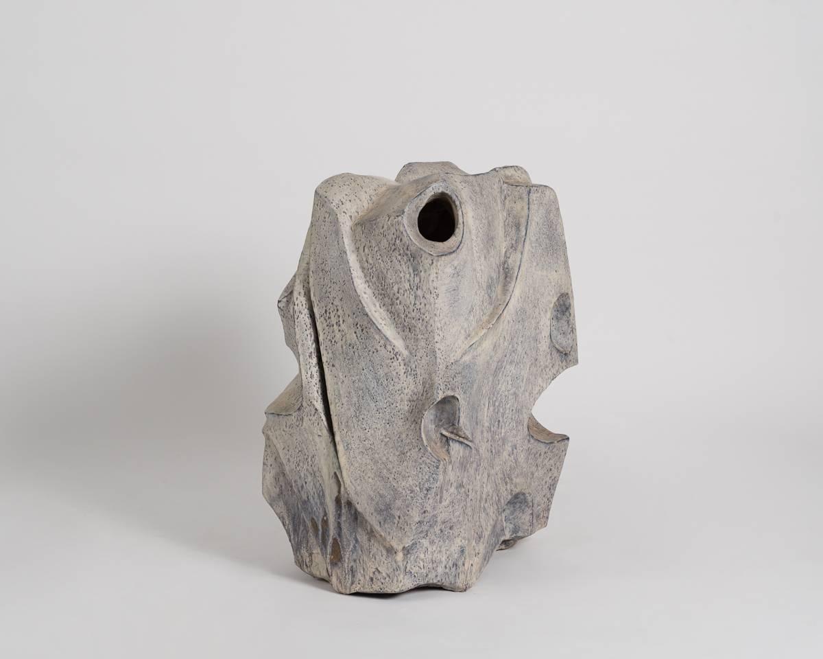 Glazed Marcello Fantoni, Abstract Sculpture, Italy, 1977 For Sale