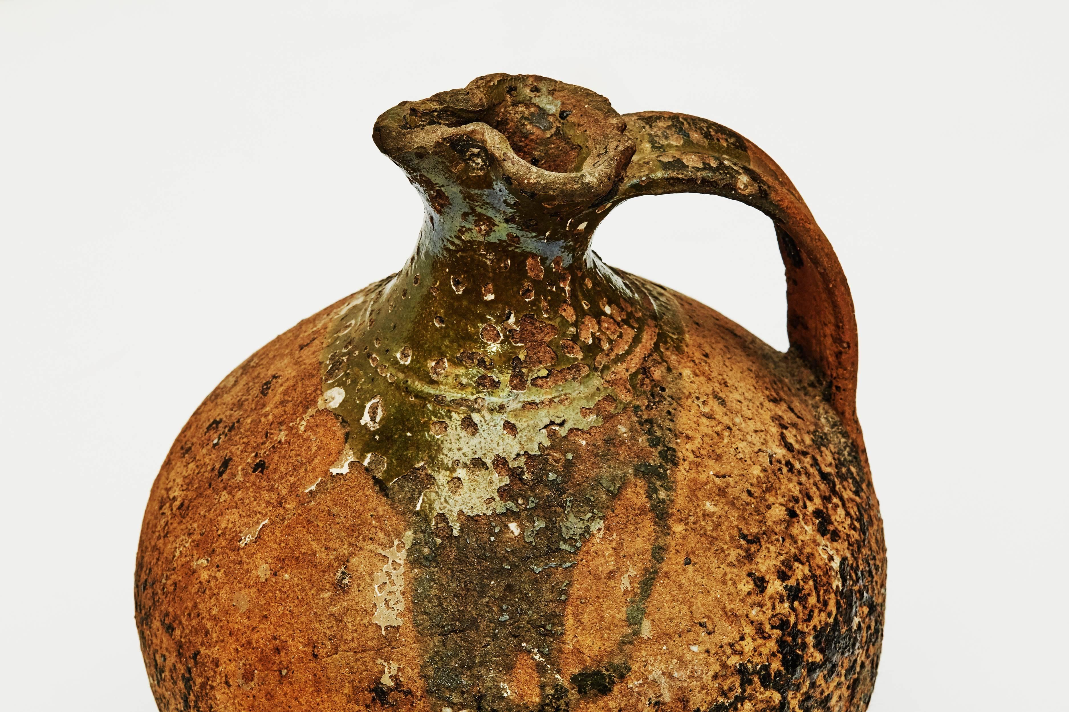 Czech Central European Jug with Handle, Bohemia, C. 1860