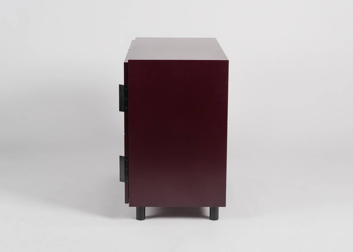 Blackened Mat Driscoll, Nocturne, Contemporary Four-Door Cabinet, United States, 2016
