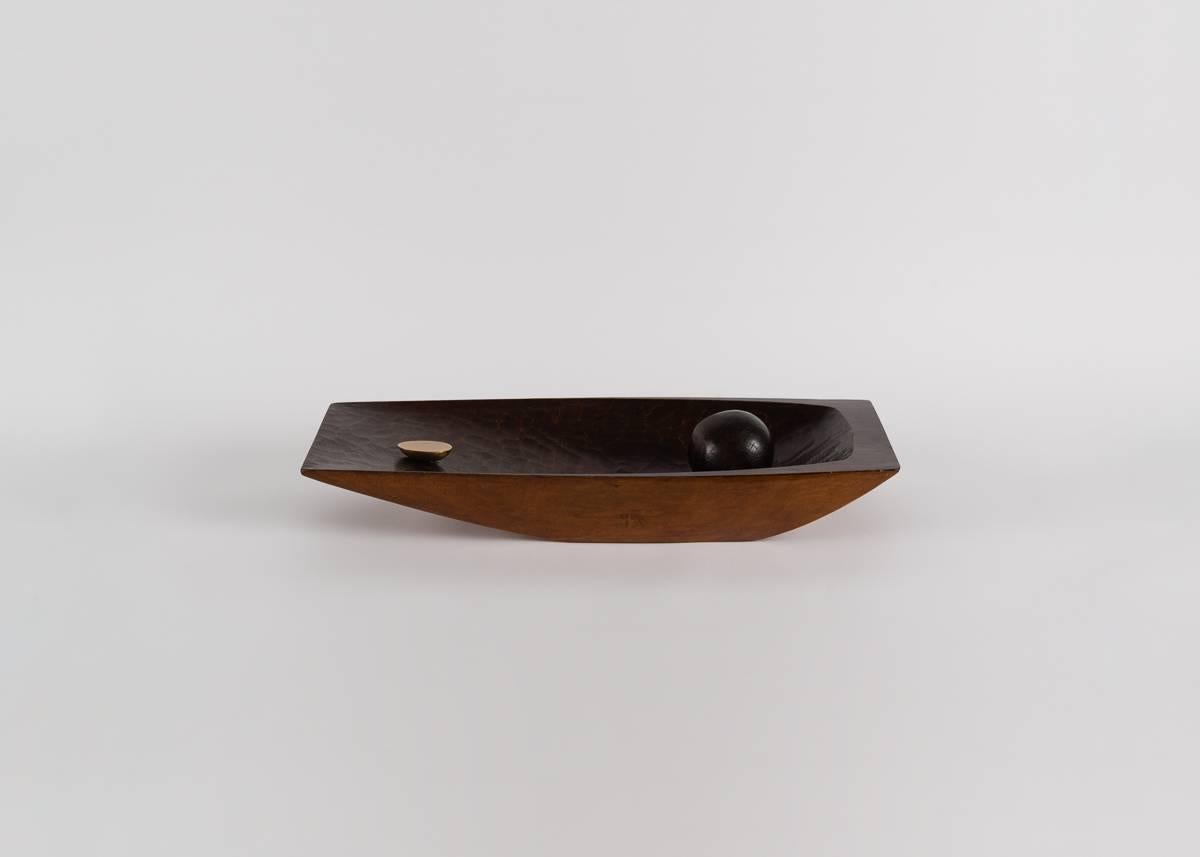 Hisao Yamagata, Contemporary Sculpture with Lowered Basin, Japan, C. 1970 In Good Condition For Sale In New York, NY