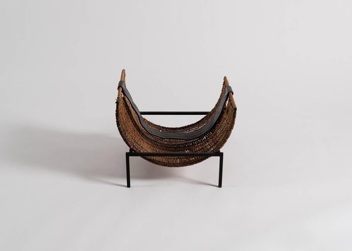 Firewood Basket, France, C. 1950 In Good Condition In New York, NY