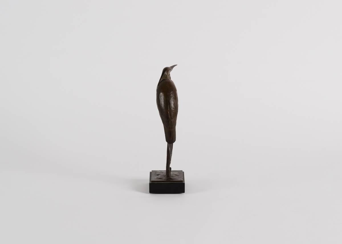 French André Vincent Becquerel, Sculpture of a Kingfisher Bird, France