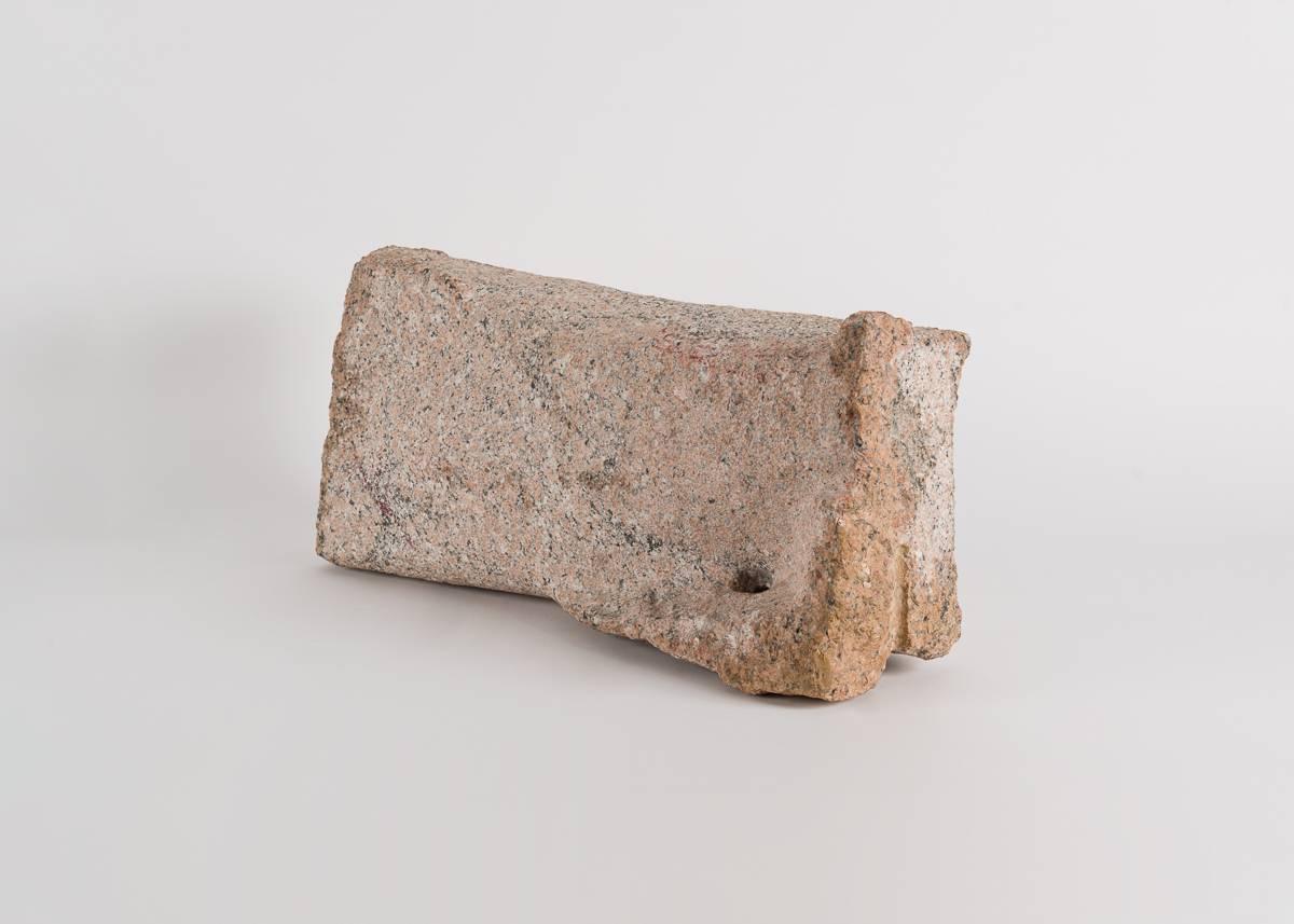 A piece of stone, a sculpture by Korean-American artist Yongjin Han.