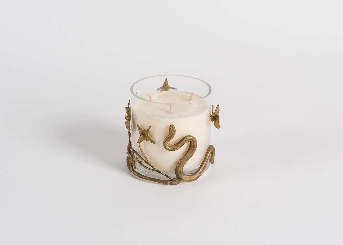 Claude Lalanne, Chèvrefeuille candleholder, France. Limited edition.