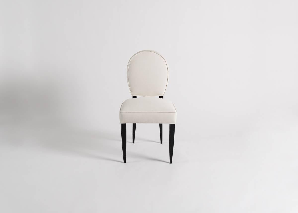 1940s side chair by French designer Jean Pascaud.