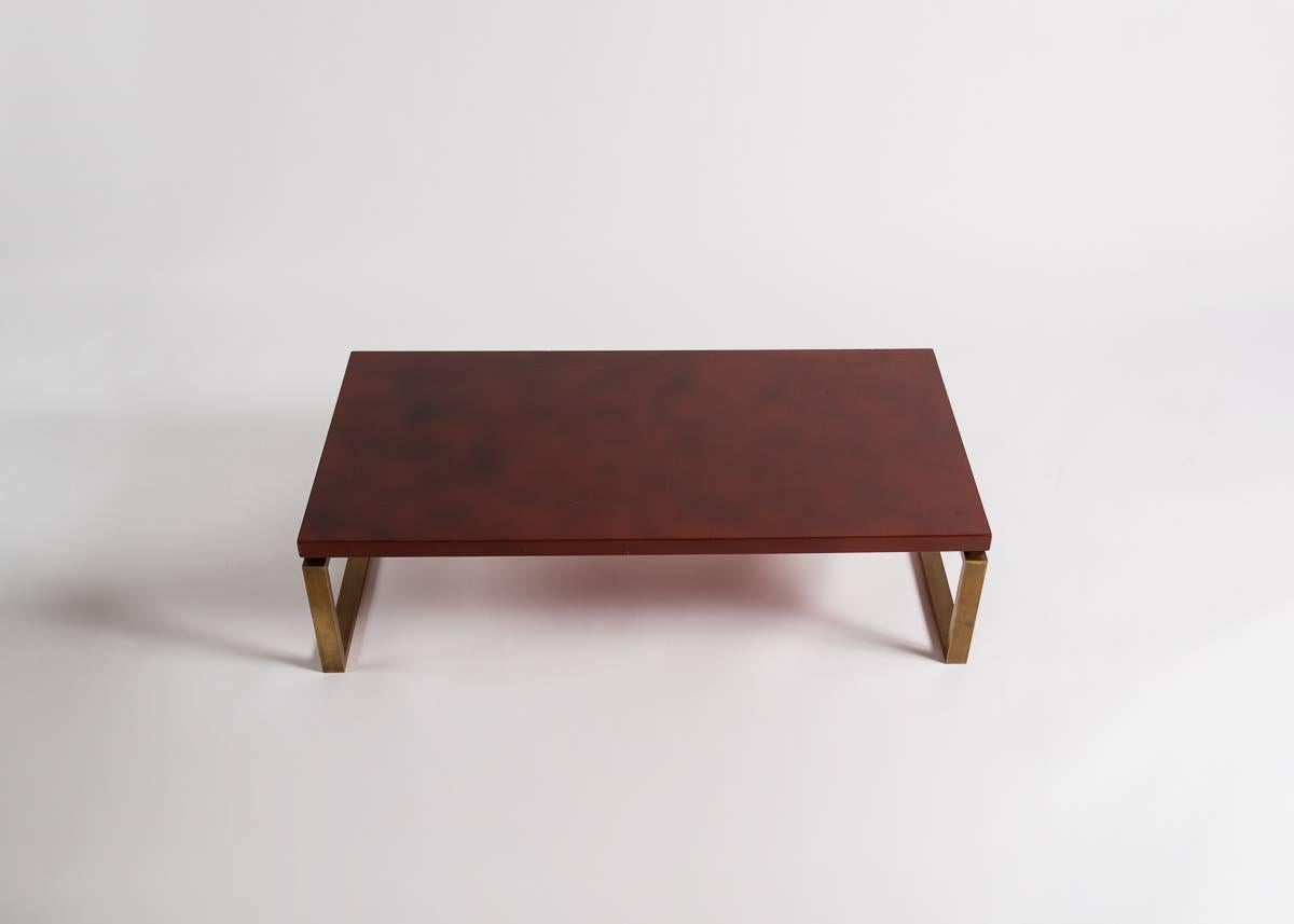 Lacquered In the Manner of Maison Charles, Coffee Table, France, circa 1940