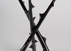 Hervé Van Der Straeten, Epines, Bronze and Lacquered Side Table, France, 2004