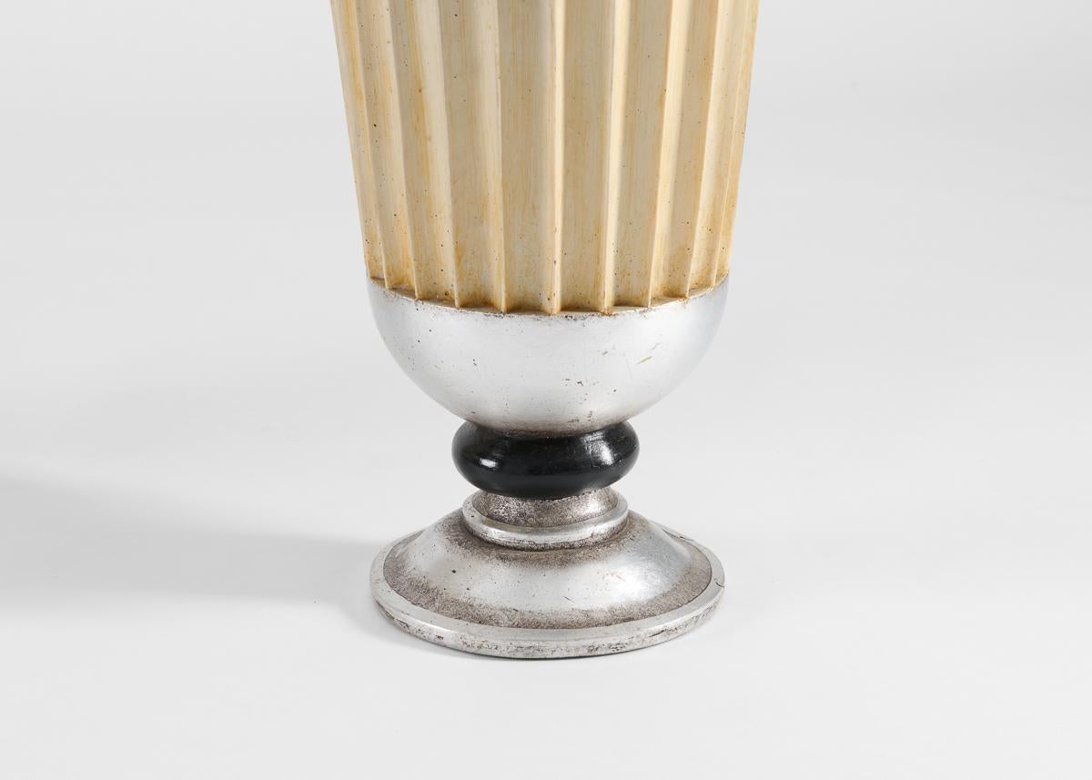 These lamps came from the personal collection of Thierry Despont (1948 - 2023), perhaps best known for his architectural practice—which played integral roles in the restoration of the Statue of Liberty, re-imagining of the Ritz in Paris, and