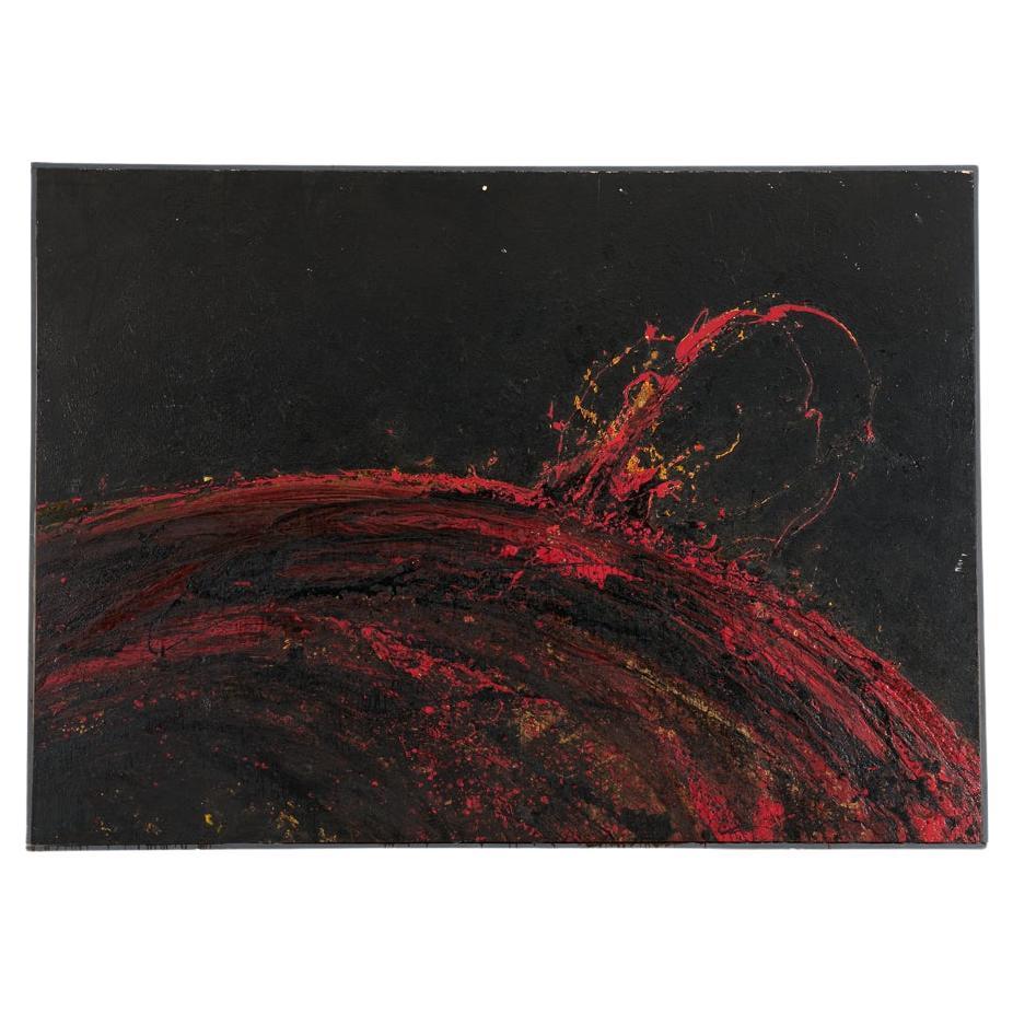 NB 16, peinture à grande échelle d'une planète par Thierry Despont