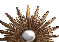 Line Vautrin:: "Roi Soleil":: seltener und außergewöhnlicher Spiegel:: Frankreich:: c. 1965