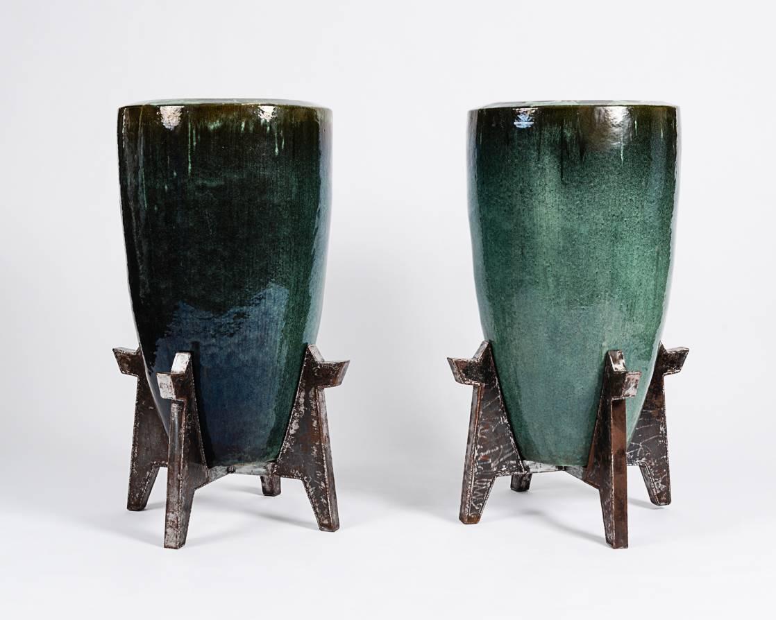 Glazed Atelier Saigon, Urn, Vietnam, circa 2010