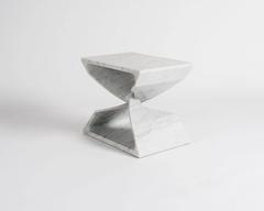 Carol Egan, Taburete contemporáneo de mármol, Estados Unidos, 2017